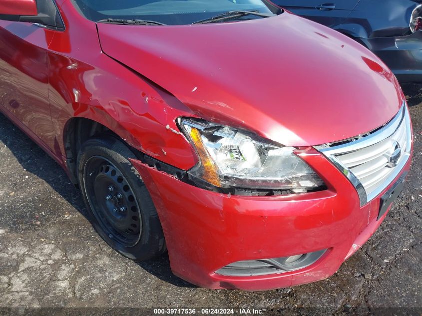 2013 Nissan Sentra Sv VIN: 3N1AB7AP8DL755265 Lot: 39717536