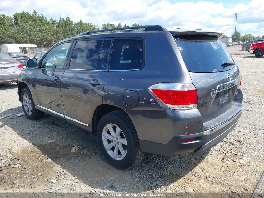 2012 Toyota Highlander Se V6 VIN: 5TDBK3EH1CS137775 Lot: 39717540