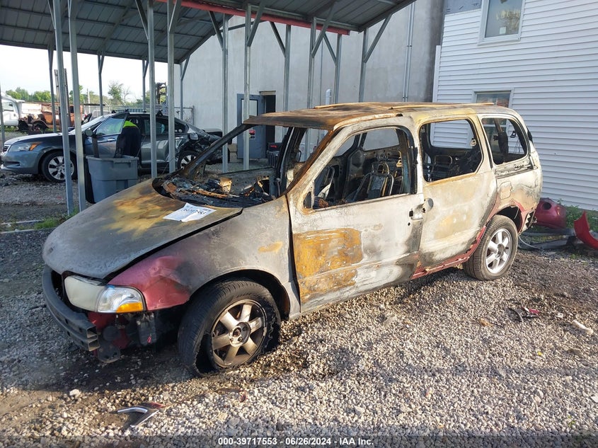 2002 Nissan Quest Gxe VIN: 4N2ZN15T32D802830 Lot: 39717553