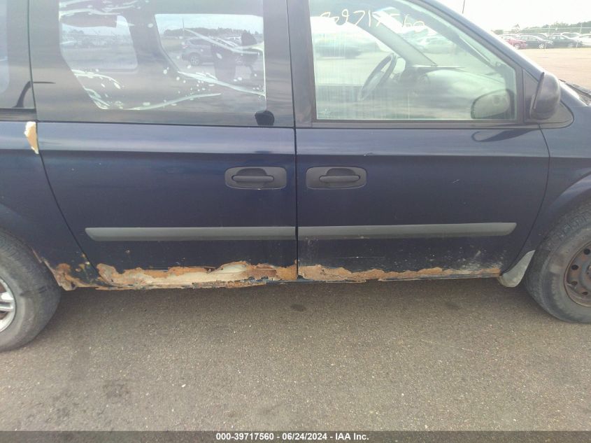 2006 Dodge Grand Caravan Se VIN: 1D4GP24R66B611293 Lot: 39717560