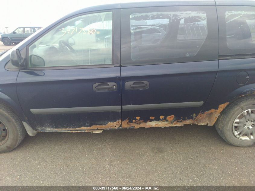 2006 Dodge Grand Caravan Se VIN: 1D4GP24R66B611293 Lot: 39717560