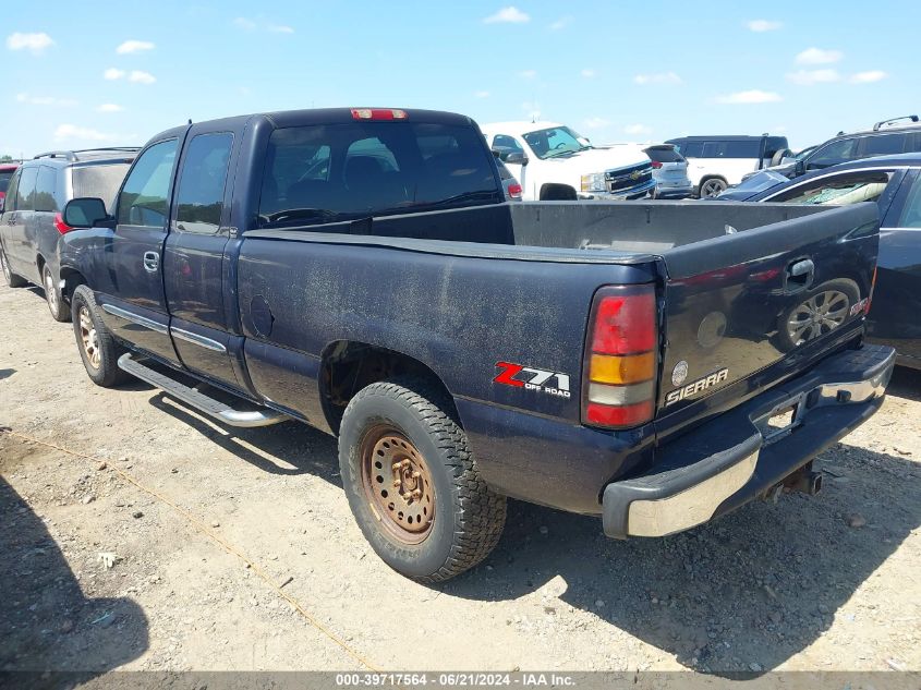 2007 GMC Sierra 1500 Classic Sle2 VIN: 1GTEK19B77Z198656 Lot: 39717564