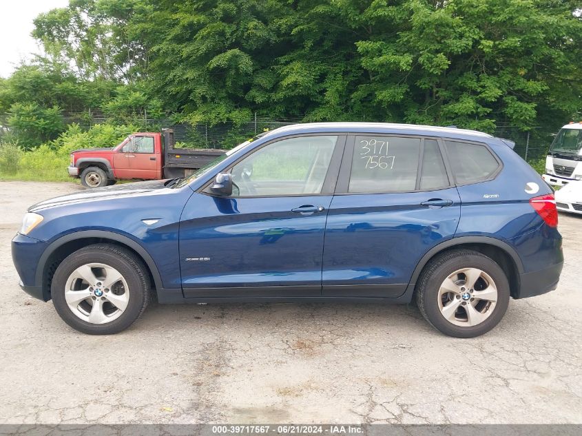 2012 BMW X3 xDrive28I VIN: 5UXWX5C56CL718051 Lot: 39717567