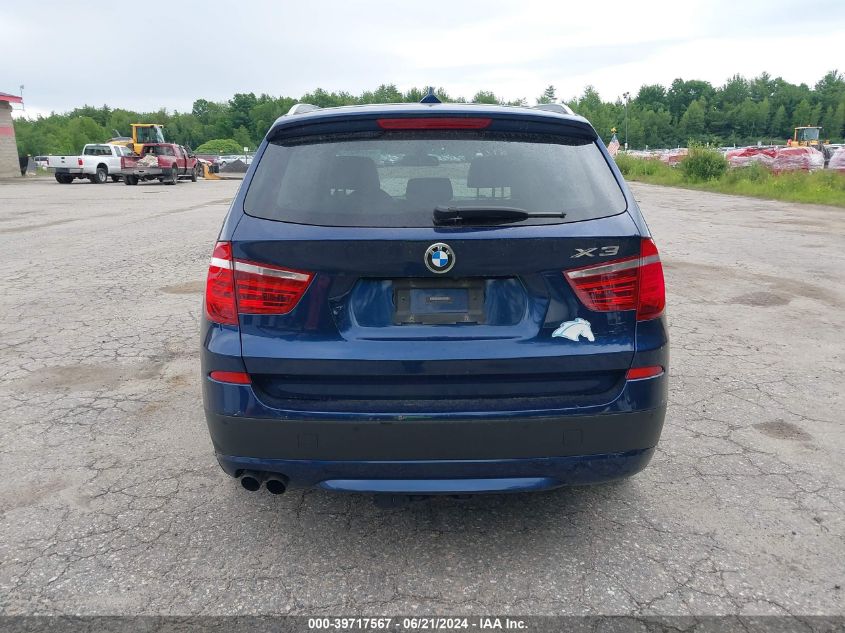 2012 BMW X3 xDrive28I VIN: 5UXWX5C56CL718051 Lot: 39717567
