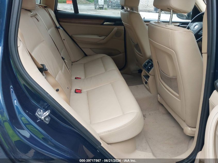 2012 BMW X3 xDrive28I VIN: 5UXWX5C56CL718051 Lot: 39717567