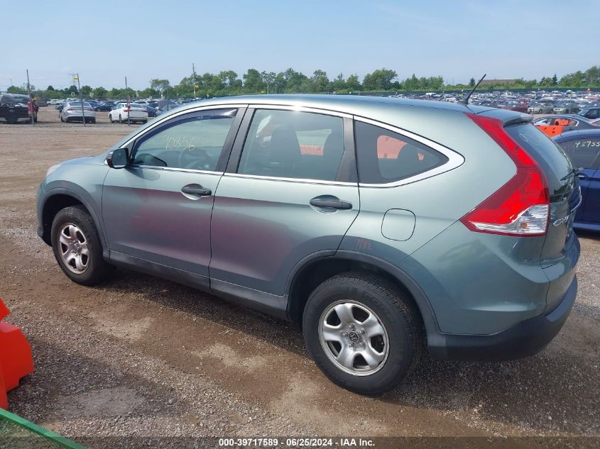 2012 Honda Cr-V Lx VIN: 2HKRM4H37CH620966 Lot: 39717589