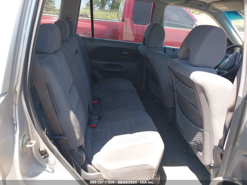 2006 Honda Pilot Ex VIN: 2HKYF18476H556459 Lot: 39717609