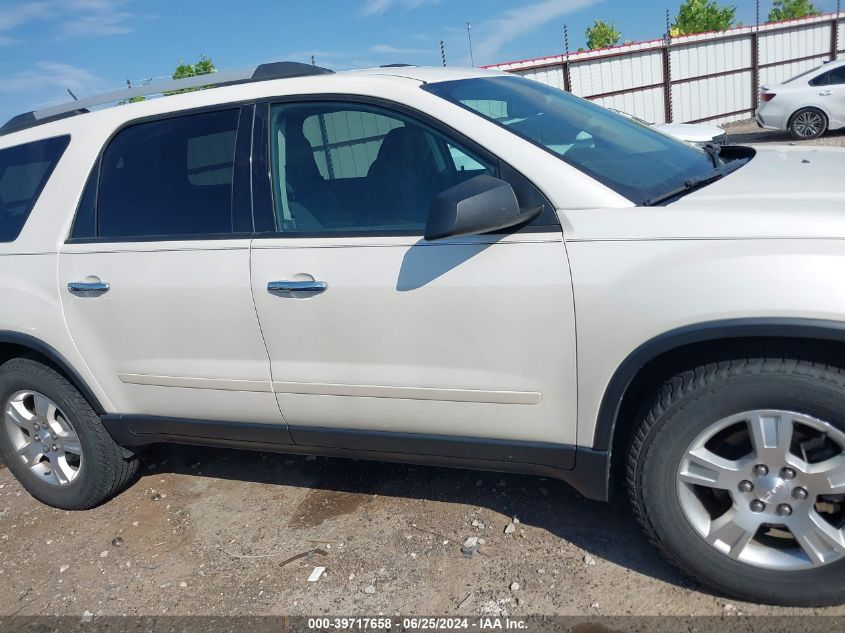2011 GMC Acadia Sle VIN: 1GKKRPED2BJ145352 Lot: 39717658
