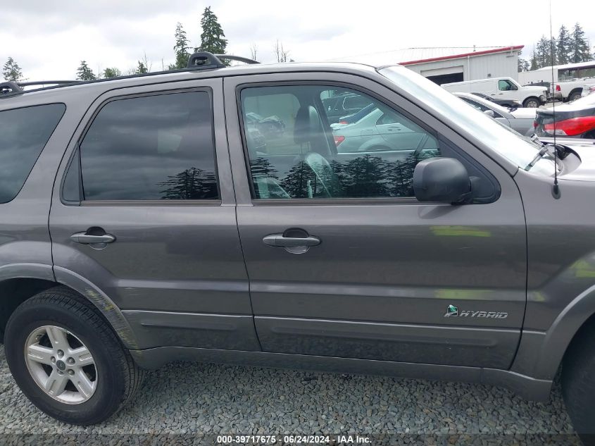 2006 Ford Escape Hybrid VIN: 1FMCU95H56KC63954 Lot: 39717675