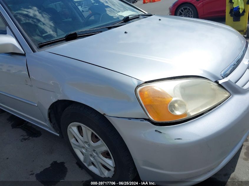 2003 Honda Civic Ex VIN: 2HGES26773H595396 Lot: 39717706