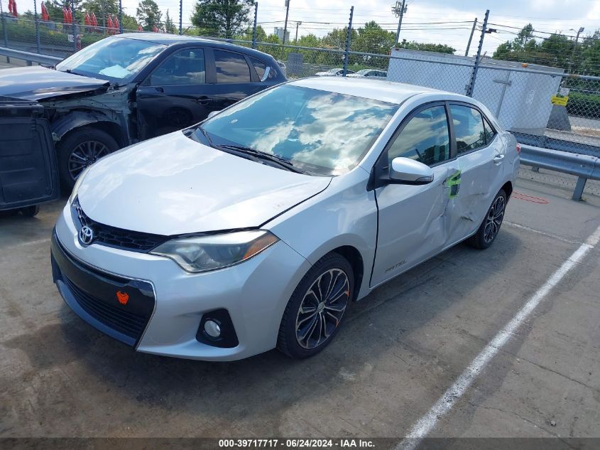 2015 Toyota Corolla S Plus VIN: 2T1BURHE9FC466719 Lot: 39717717