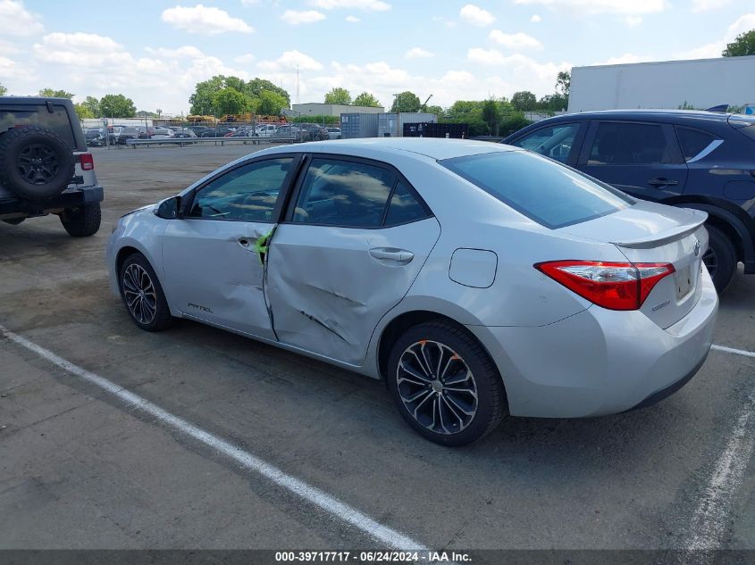 2015 Toyota Corolla S Plus VIN: 2T1BURHE9FC466719 Lot: 39717717