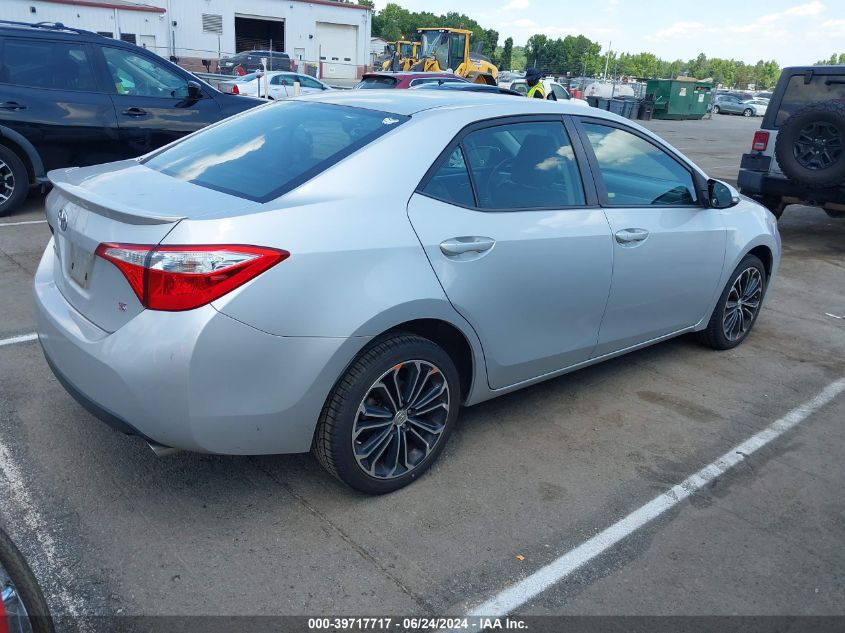 2015 Toyota Corolla S Plus VIN: 2T1BURHE9FC466719 Lot: 39717717