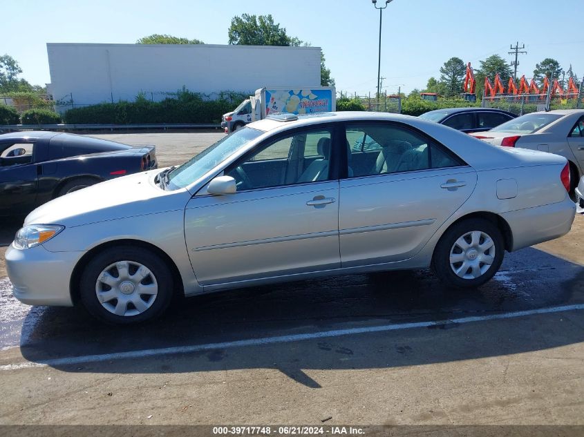 2003 Toyota Camry Le VIN: 4T1BE32KX3U769141 Lot: 39717748