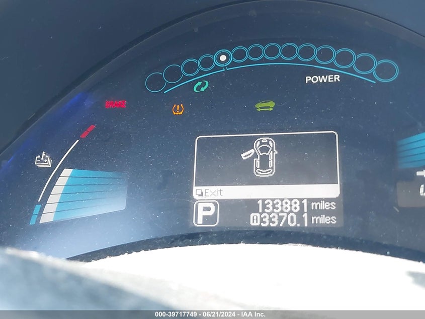 2013 Nissan Leaf S VIN: 1N4AZ0CP9DC415945 Lot: 39717749