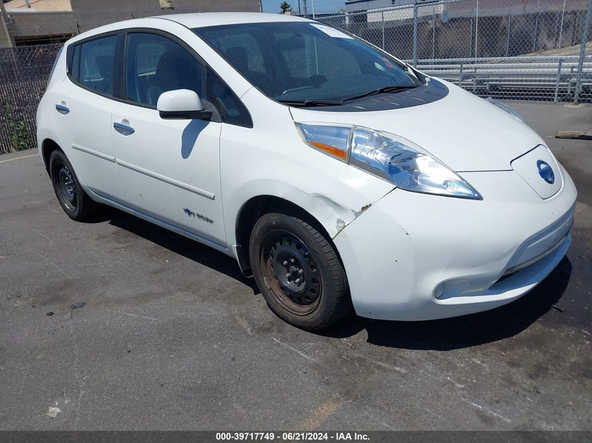 2013 Nissan Leaf S VIN: 1N4AZ0CP9DC415945 Lot: 39717749