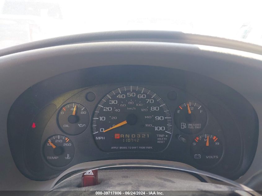 2004 Chevrolet Astro VIN: 1GCDM19X74B120349 Lot: 39717806