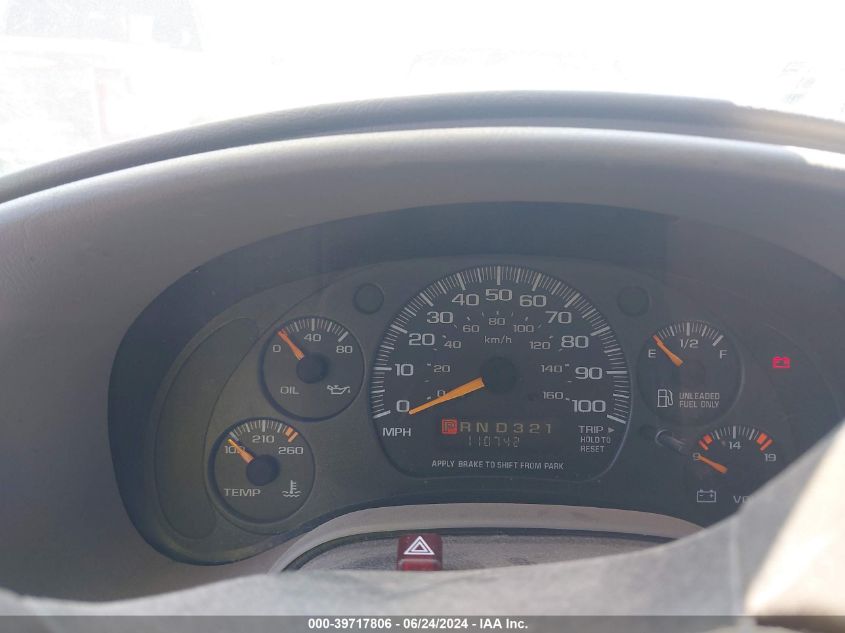 2004 Chevrolet Astro VIN: 1GCDM19X74B120349 Lot: 39717806