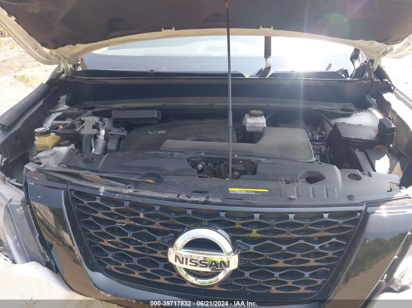 2019 Nissan Pathfinder Sl VIN: 5N1DR2MM6KC652280 Lot: 39717832