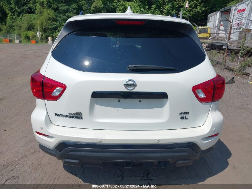 2019 Nissan Pathfinder Sl VIN: 5N1DR2MM6KC652280 Lot: 39717832