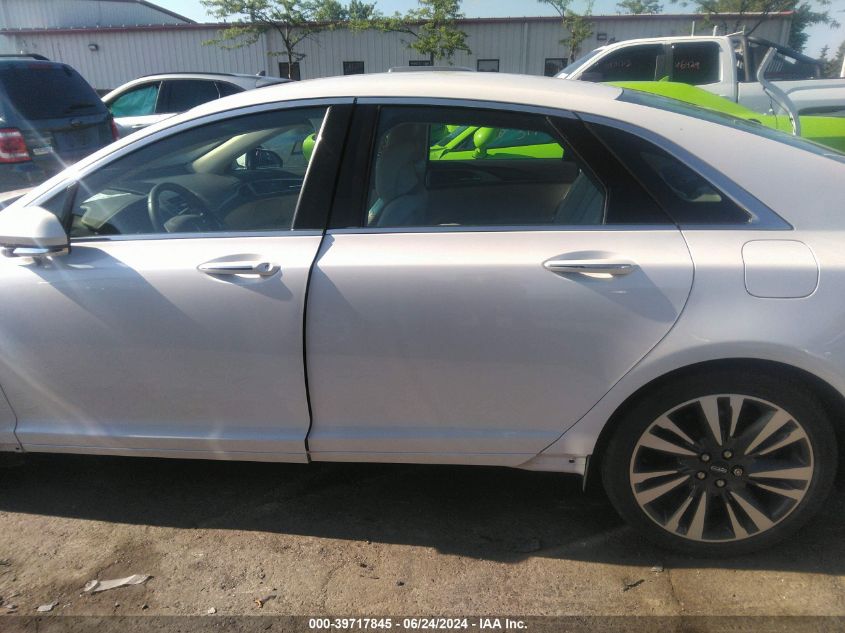 2018 Lincoln Mkz Reserve VIN: 3LN6L5E93JR628752 Lot: 39717845