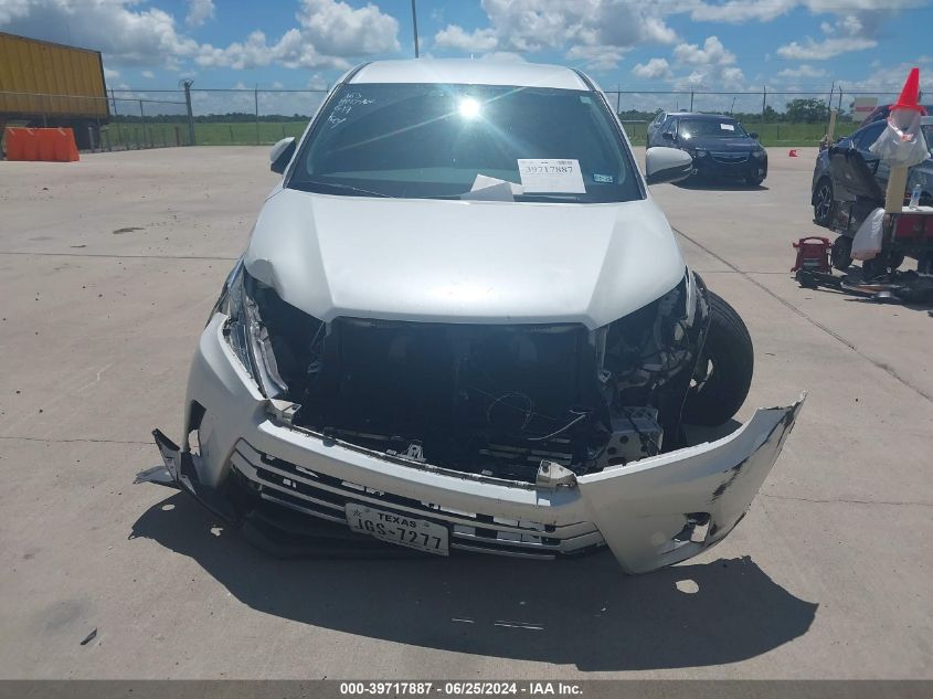 2017 Toyota Highlander Le Plus VIN: 5TDZZRFH0HS194374 Lot: 39717887