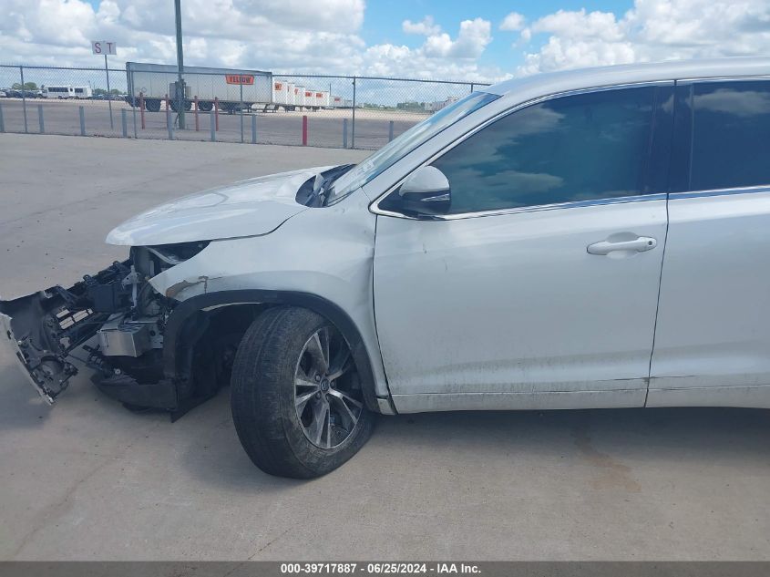 2017 Toyota Highlander Le Plus VIN: 5TDZZRFH0HS194374 Lot: 39717887