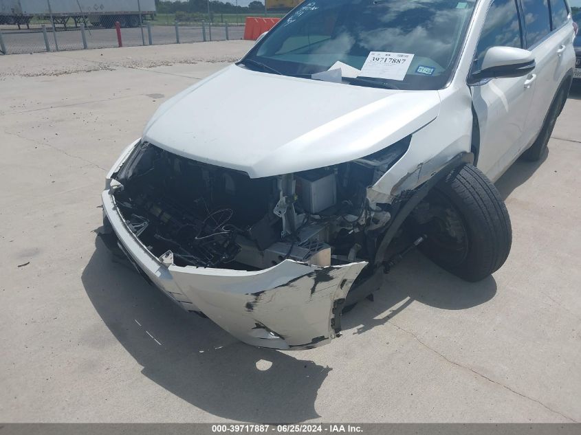 2017 Toyota Highlander Le Plus VIN: 5TDZZRFH0HS194374 Lot: 39717887