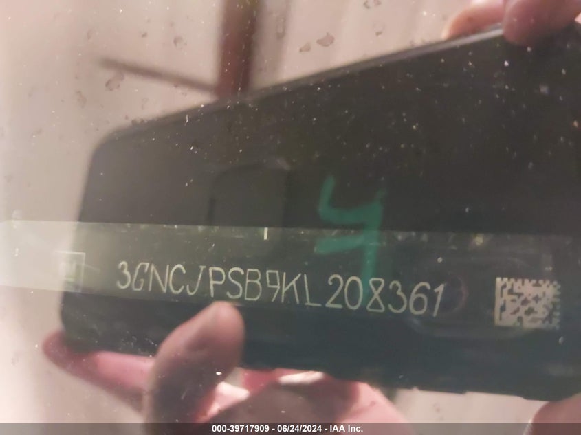 2019 CHEVROLET TRAX LT - 3GNCJPSB9KL208361