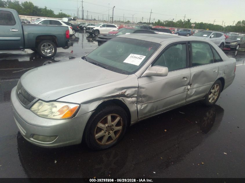 2002 Toyota Avalon VIN: 4T1BF28802U256042 Lot: 39717934