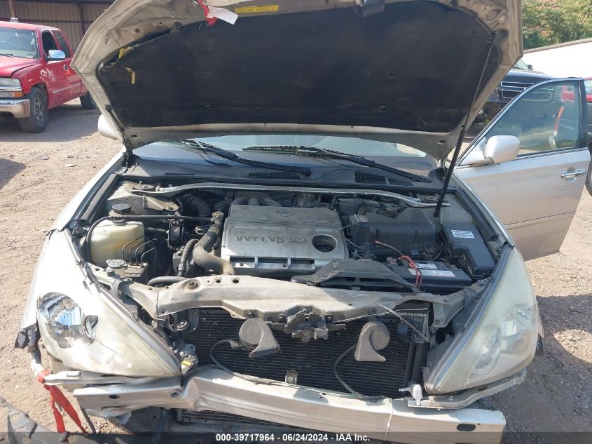 2004 Lexus Es 330 VIN: JTHBA30G145002741 Lot: 39717964