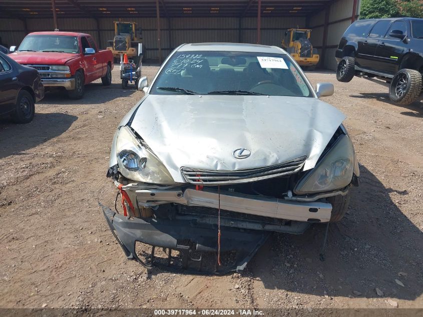 2004 Lexus Es 330 VIN: JTHBA30G145002741 Lot: 39717964