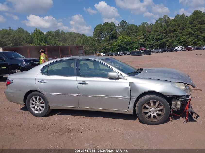 2004 Lexus Es 330 VIN: JTHBA30G145002741 Lot: 39717964