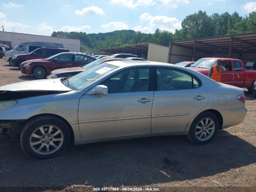 2004 Lexus Es 330 VIN: JTHBA30G145002741 Lot: 39717964