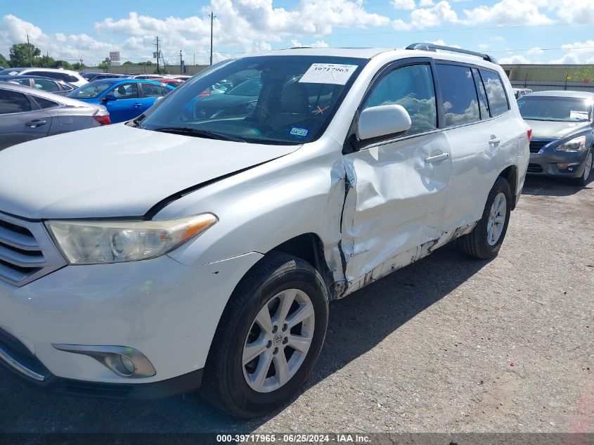 2012 Toyota Highlander Se VIN: 5TDZK3EH7CS057377 Lot: 39717965