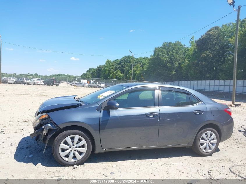 2015 Toyota Corolla Le VIN: 2T1BURHE2FC454248 Lot: 39717998