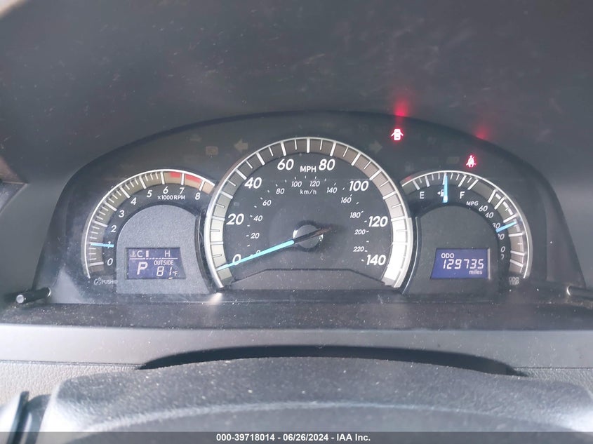 2012 Toyota Camry Se VIN: 4T1BF1FK7CU050845 Lot: 39718014