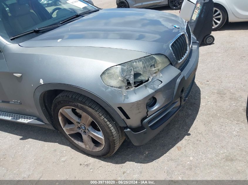 2008 BMW X5 3.0I VIN: 5UXFE43578L037002 Lot: 39718020