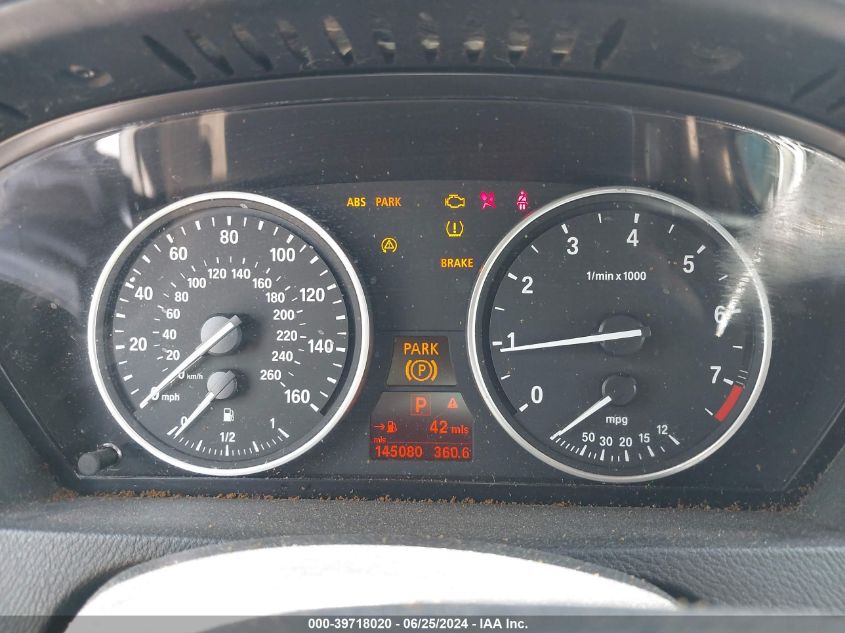 2008 BMW X5 3.0I VIN: 5UXFE43578L037002 Lot: 39718020