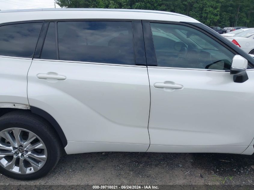 2021 Toyota Highlander Limited VIN: 5TDYZRAH0MS071929 Lot: 39718021