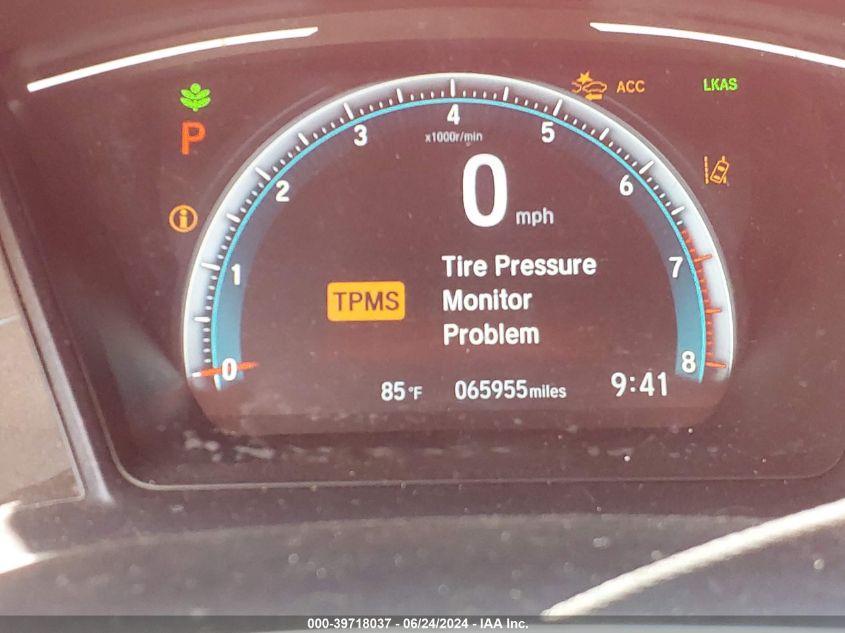 2019 Honda Civic Lx VIN: 2HGFC2F67KH556556 Lot: 39718037