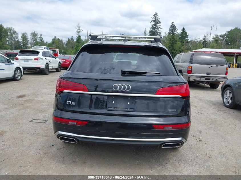 2022 Audi Q5 Premium Plus 45 Tfsi S Line Quattro S Tronic VIN: WA1EAAFY9N2123338 Lot: 39718048