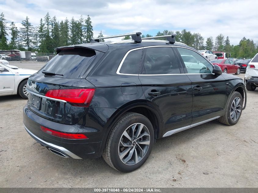 2022 Audi Q5 Premium Plus 45 Tfsi S Line Quattro S Tronic VIN: WA1EAAFY9N2123338 Lot: 39718048