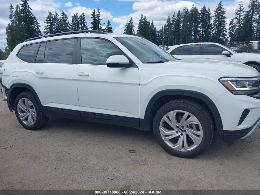 2021 Volkswagen Atlas 3.6L V6 Se W/Technology VIN: 1V2HR2CA2MC584350 Lot: 39718088