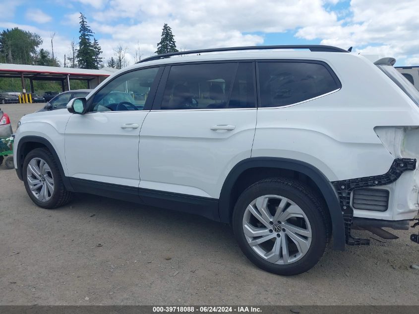 2021 Volkswagen Atlas 3.6L V6 Se W/Technology VIN: 1V2HR2CA2MC584350 Lot: 39718088