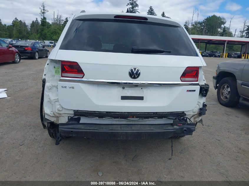 2021 Volkswagen Atlas 3.6L V6 Se W/Technology VIN: 1V2HR2CA2MC584350 Lot: 39718088