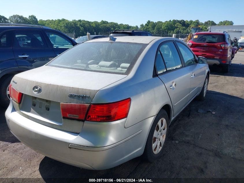 2010 Hyundai Sonata Gls VIN: 5NPET4AC6AH586107 Lot: 39718156