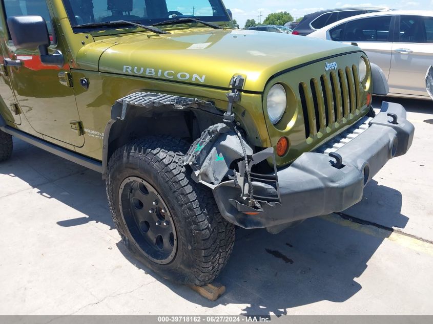 2007 Jeep Wrangler Unlimited Rubicon VIN: 1J8GA691X7L212366 Lot: 39718162