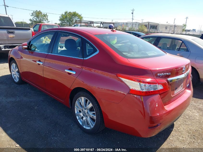 2013 Nissan Sentra Sl VIN: 3N1AB7AP8DL732363 Lot: 39718167