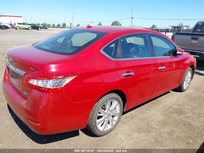 2013 Nissan Sentra Sl VIN: 3N1AB7AP8DL732363 Lot: 39718167